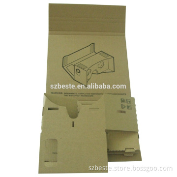 HOT! Best selling pre-assembling cardboard google for cellphones google glasses